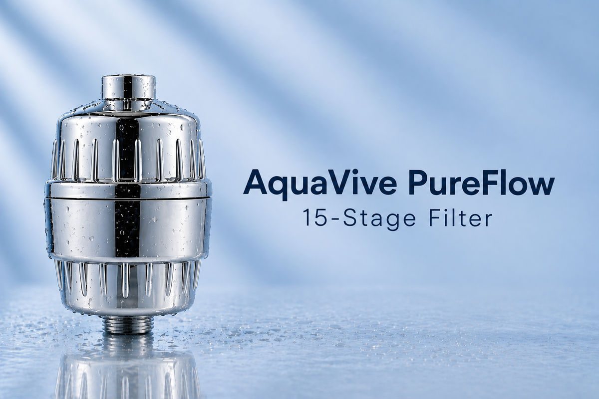 AquaVive PureFlow — 15-Stage Filter option, closed housing