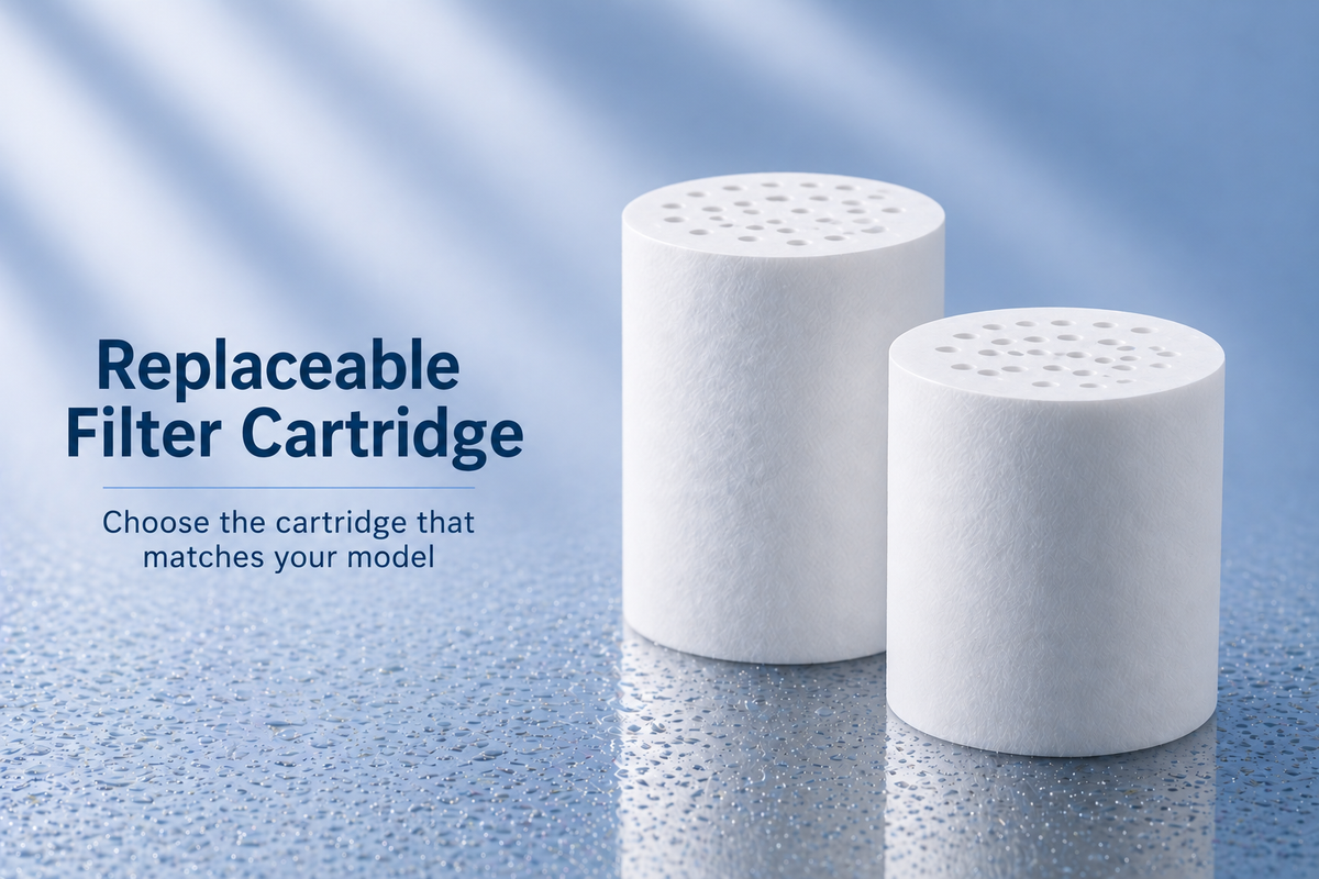 Replacement filter cartridge — choose the model matching your filter